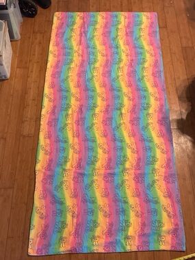 Rainbow my little pony blanket/sheet